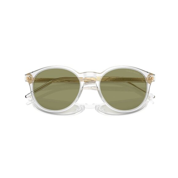 New GIORGIO ARMANI Transparent Round AR8211 6075/14 Sunglasses Women - Picture 4 of 6